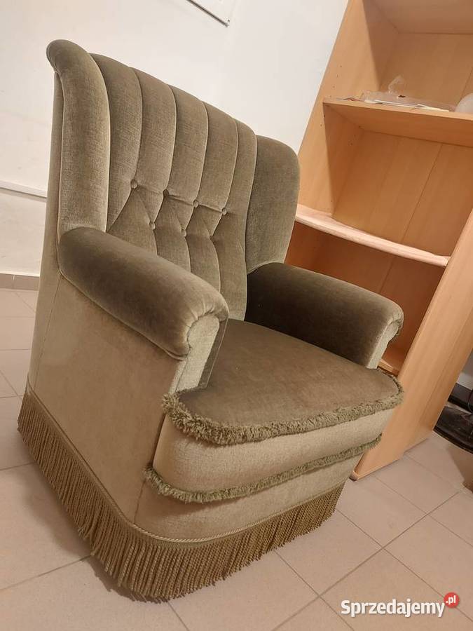 Sofa Fotele welurowe na kółkach Gryfino