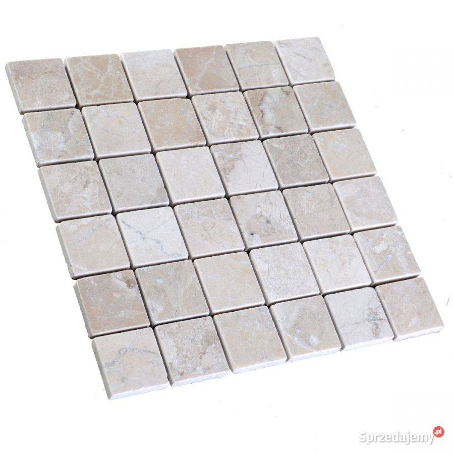 Mozaika marmurowa QueenBeige bębnowana 305x305x1 Łódź