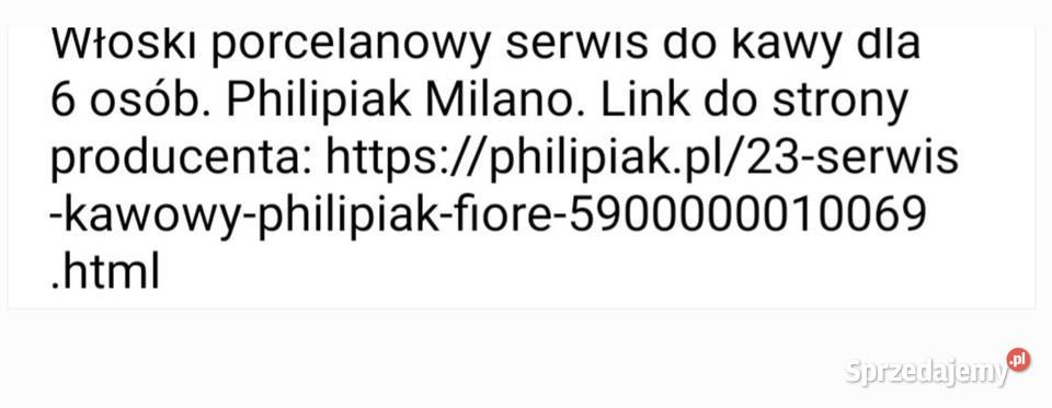 30 CENY Sprzedam Porcelanowy serwis kawowy Warszawa