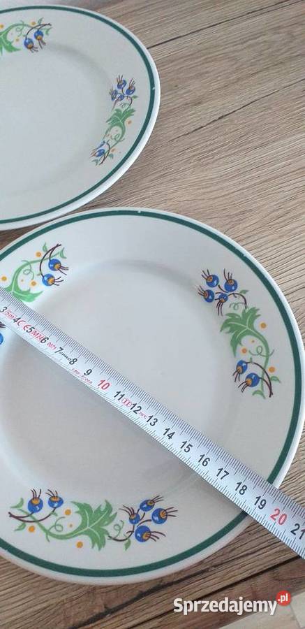 Talerzyki sygnowane Lubiana prl Przedbórz