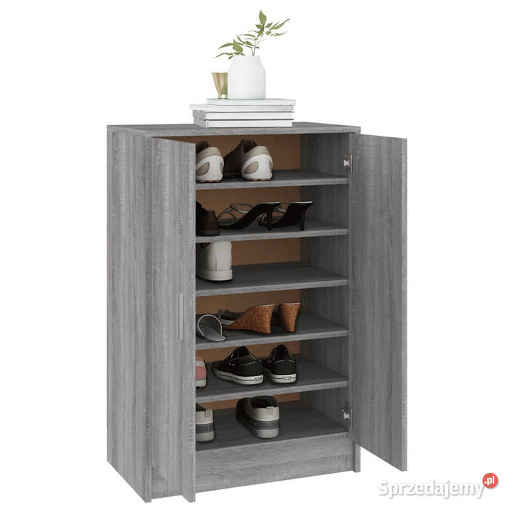 Szafka na buty szary dąb sonoma 60x35x92 Warszawa