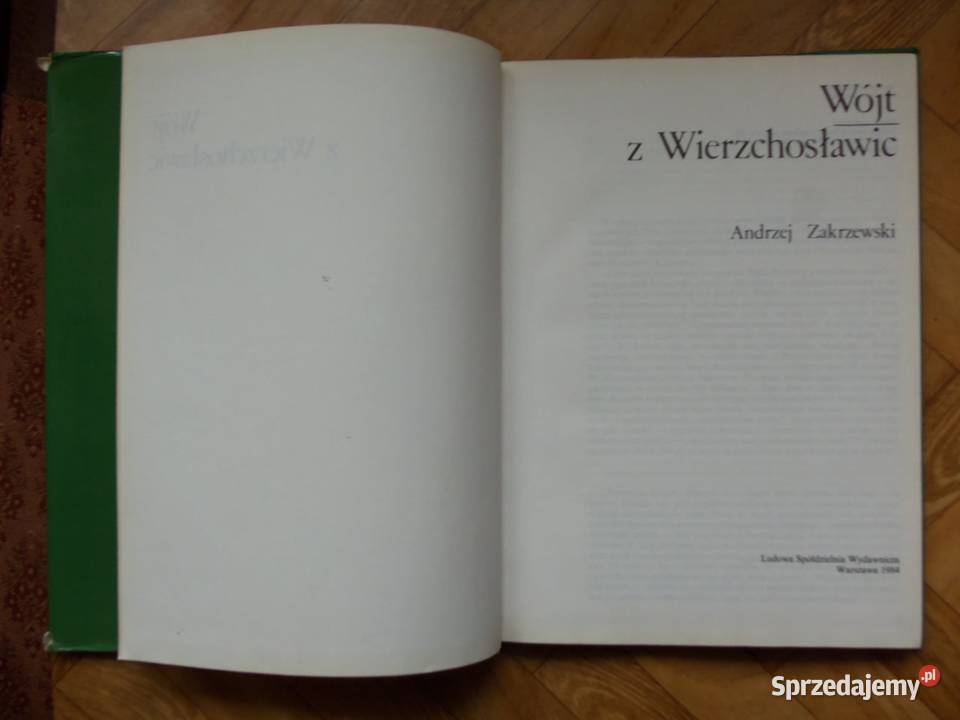 Wójt z Wierzchosławic album o Witosie twarda z obwolutą Głuchołazy sprzedam