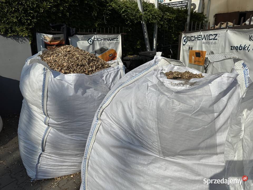 Zrębka drzewna paczkowana w big bag zrębki Łowicz
