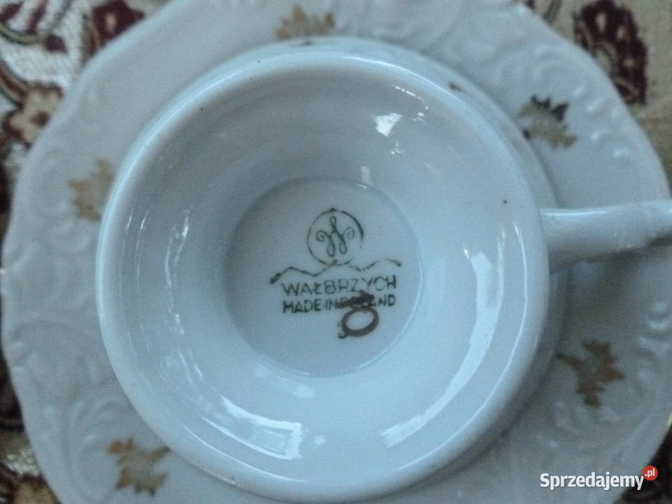 2 x Serwis kawowy Włocławek i Wałbrzych Porcelana i szkło Mława
