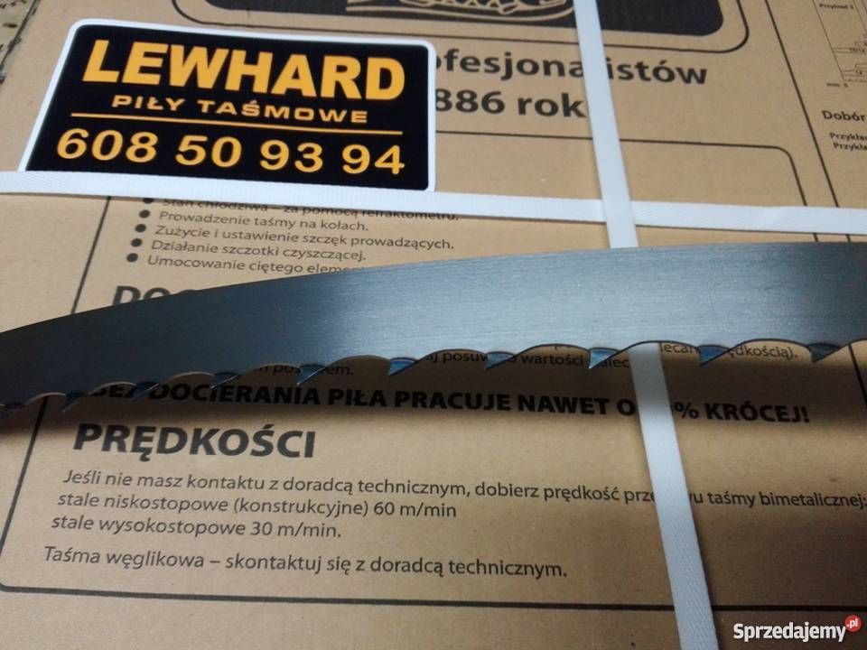 Szwedzka oryginalna piła taśmowa BAHCO GT