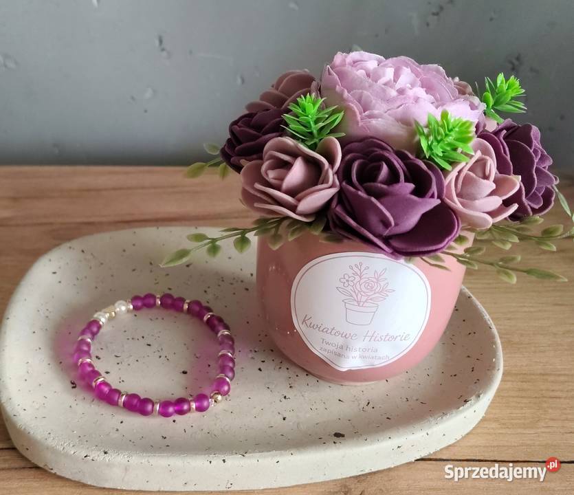 Mini Flower Box z bransoletką pomorskie Gdańsk