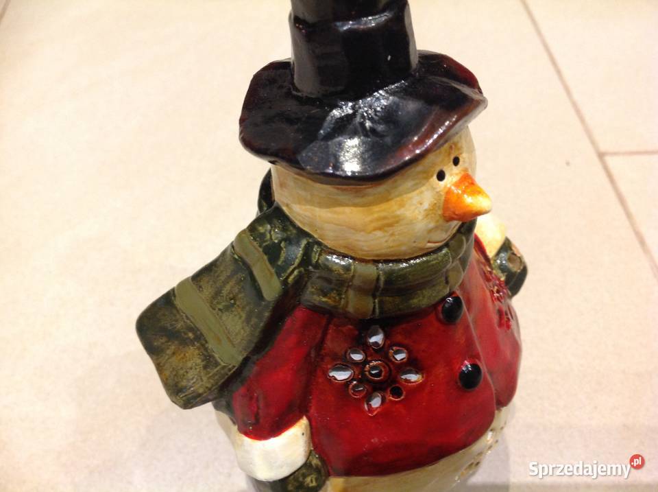 Kolorowy Bałwanek Ceramiczny Kominek Zapachowy Nowa Sól sprzedam