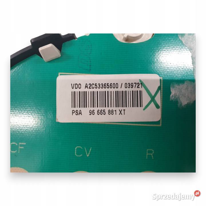 LICZNIK ZEGARY 96665881 XT Citroen C3 II 11 14