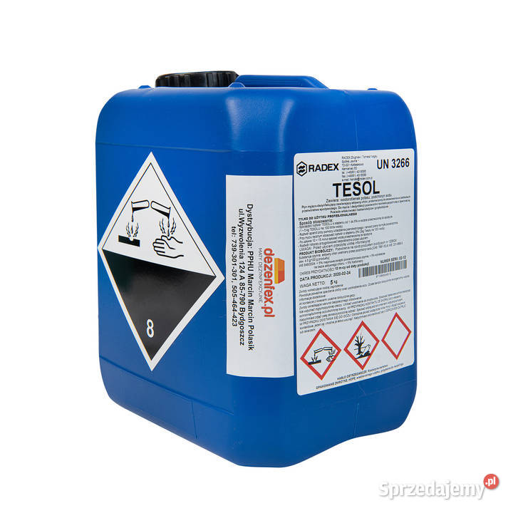 Tesol 5 Alkaliczny myjąco dezynfekujący preparat Bydgoszcz