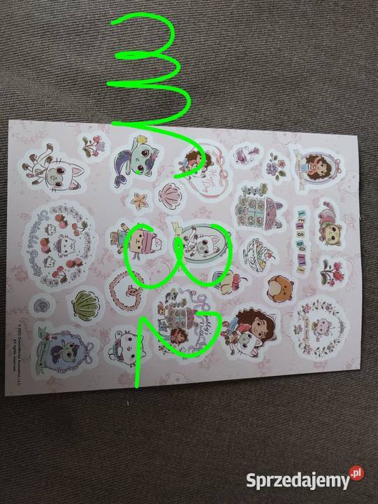 Dziewczynki stworki naklejki