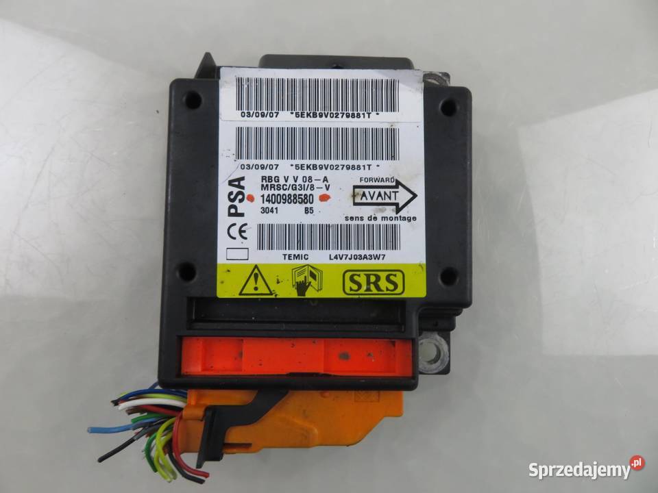 MODUŁ AIRBAG CITROEN C8 EA EB 1400988580 osobowe sprzedam