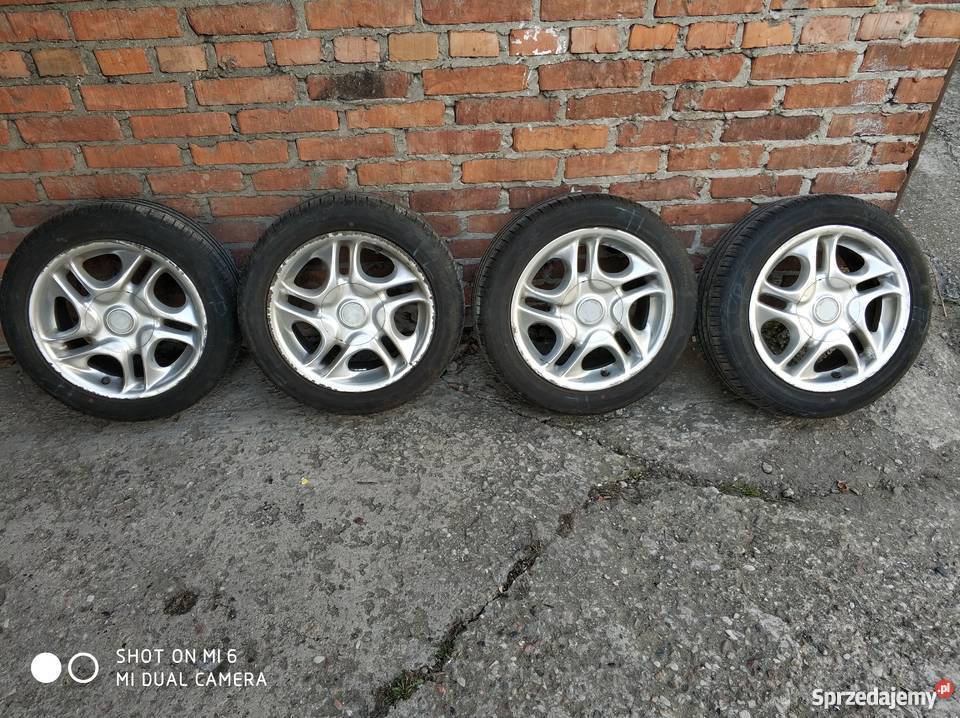 Alufelgi made in UK ET37 z oponami 19550R15 Koła i felgi Części samochodowe Kobyłka