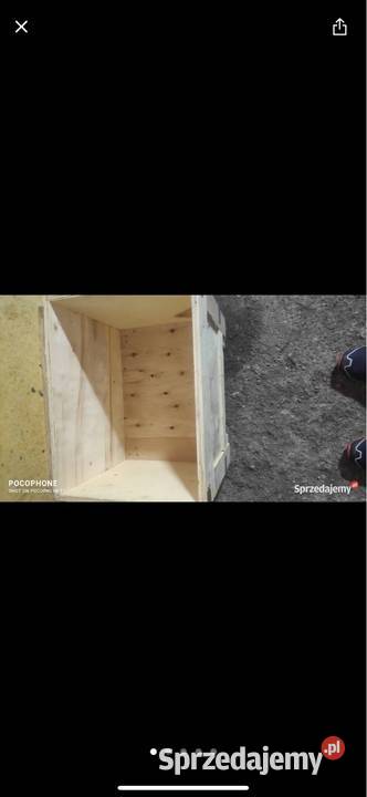 Skrzyneczka paletowa z pokrywą Dom i Ogród Gliwice sprzedam