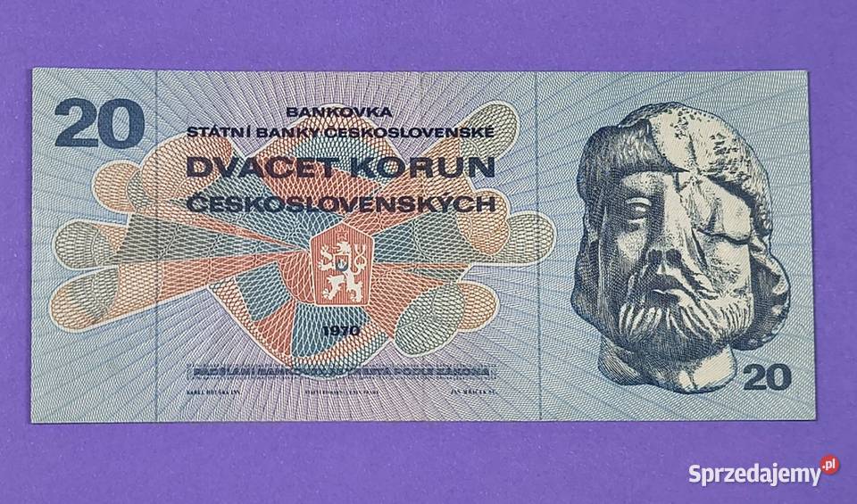 20 czechosłowackich koron z 1971 roku Rzeszów