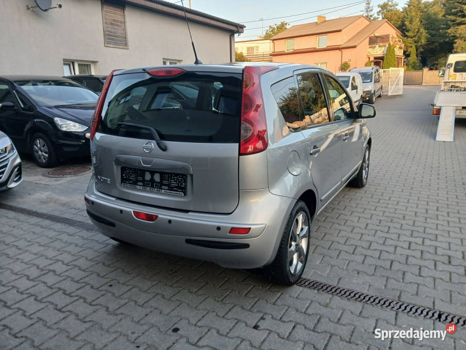 Nissan Note 16i klima navi alufelgi czujniki zachodniopomorskie Gryfino