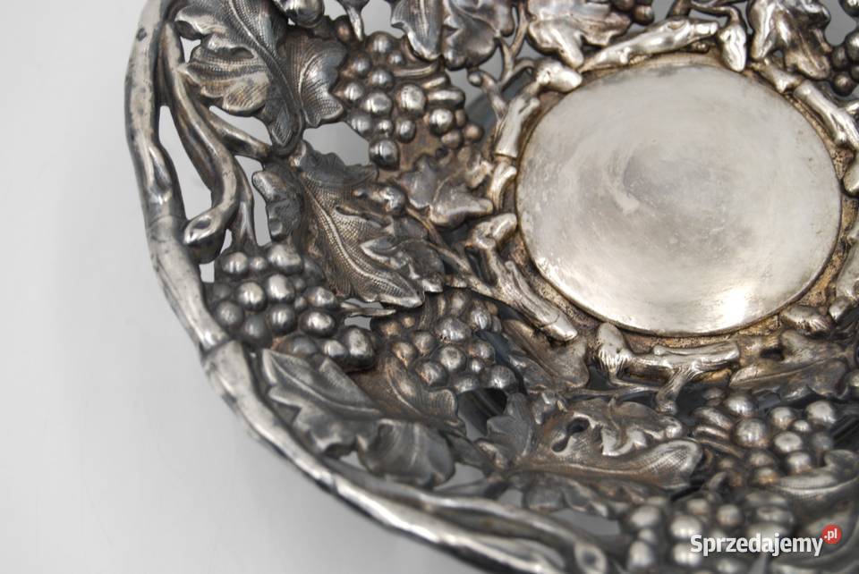 Piękna stara patera bracia Buch Warszawa 1882 r wielkopolskie Poznań sprzedam