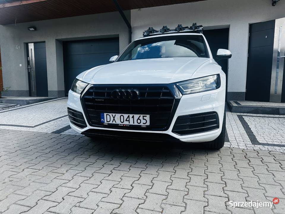 Audi Q5 FY 2019r S Line brązowa skóra Android aluminiowe felgi Wrocław