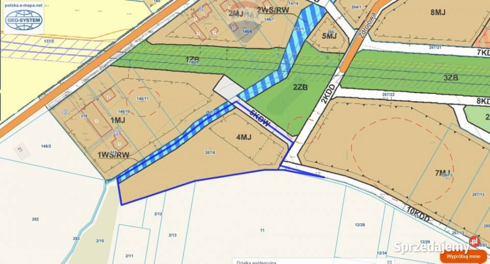 Działka inwestycyjna 9521mNapachanie S11 Napachanie