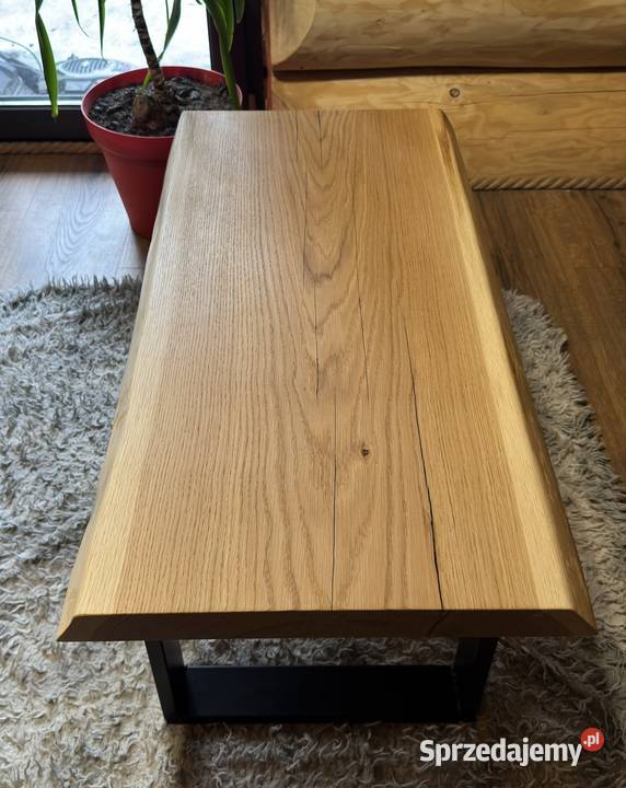 STOLIK KAWOWY DĘBOWY MONOLIT Żabia Wola