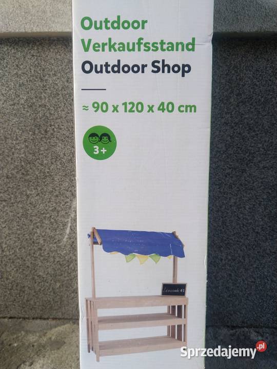 NAJTANIEJ Stragan Bazar Drewniany Do Zabawy z Zabawki ogrodowe Zabrze