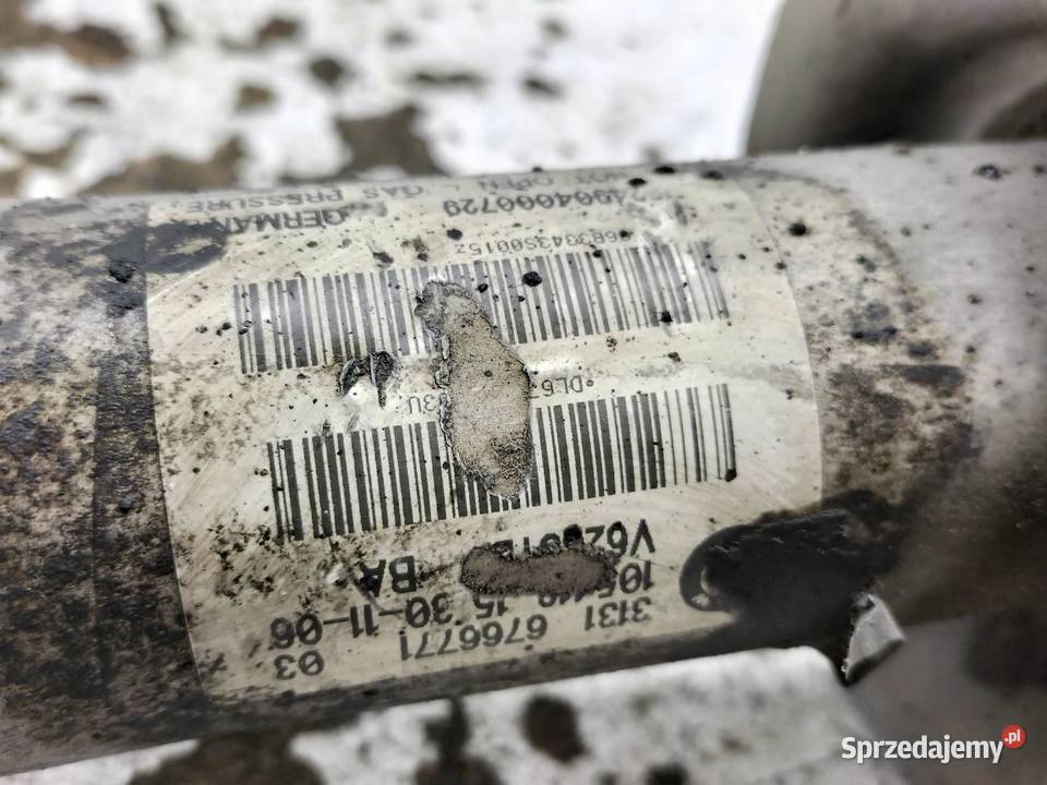 AMORTYZATOR LEWY PRZÓD 44 B E63 6766771 Bmw Rok produkcji 2005