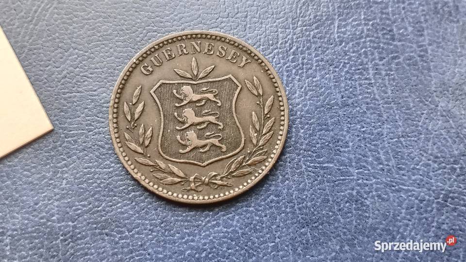 Stare monety 8 doubles 1911 Guernsey Lesko sprzedam