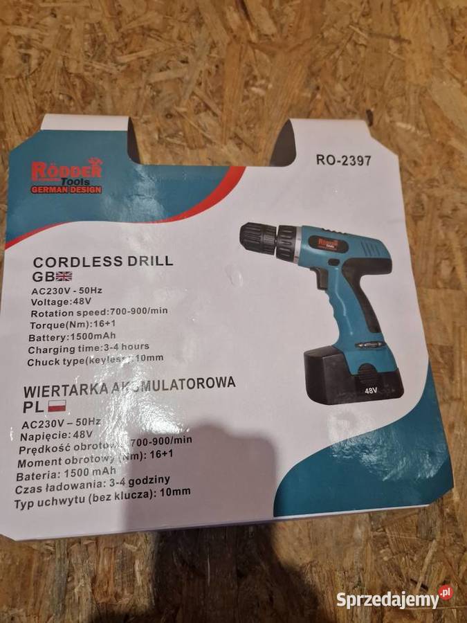 Wiertarka akumulatorowa wkrętarka 48V Ro2397 Głogowa