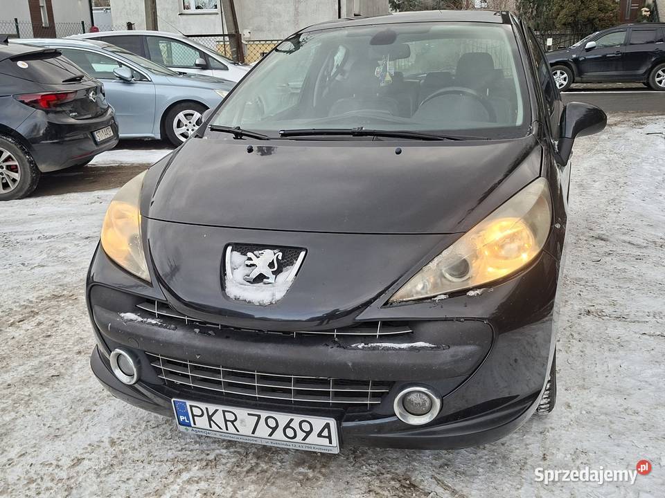PEUGEOT 207 16hdi Panorama tempomat klima skóra Wrocław