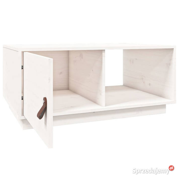 Stolik kawowy biały 80x50x355 lite drewno Stoły Warszawa