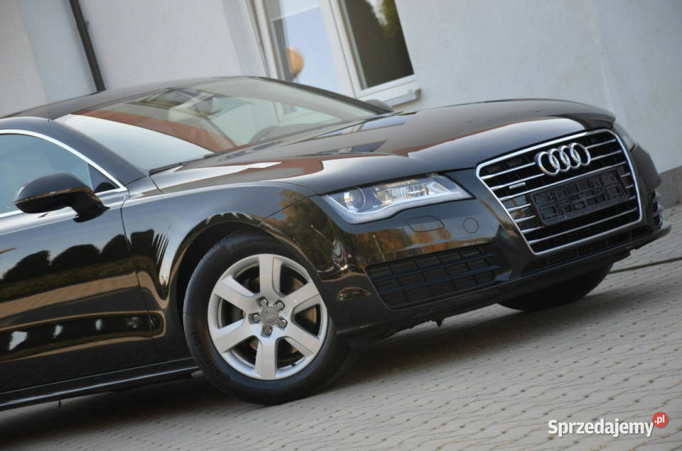 Audi A7 SUPER STAN 30TDI Quattro Serwis LED Navi elektryczne lusterka łódzkie Kutno