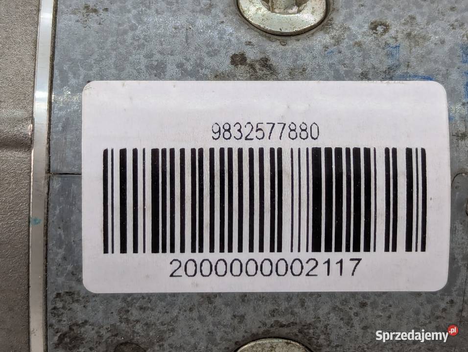 ROZRUSZNIK PEUGEOT 308 T10 9832577880 ESW2021HE osobowe Białystok