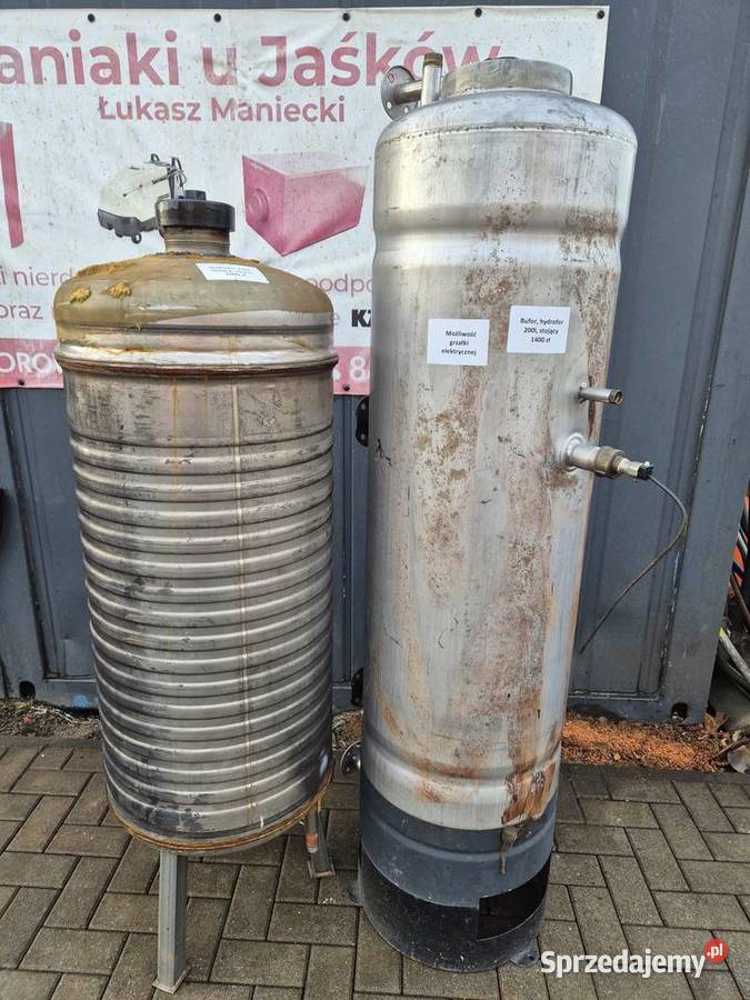 Bufor bojler, hydrofor nierdzewny zbiornik ciśnieniowy 200l 10 bar