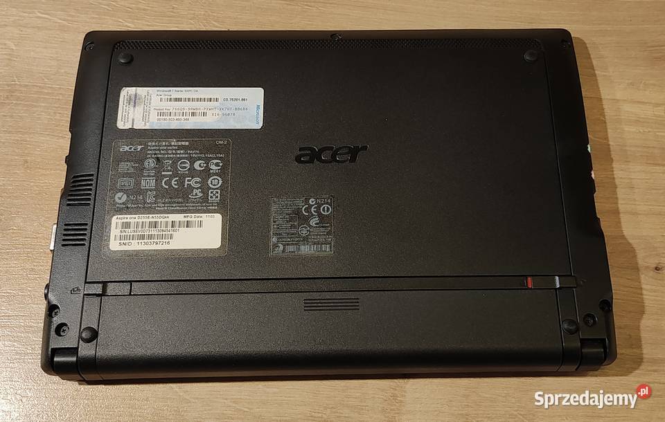 Stary laptop Acer Aspire one D255E Wołomin