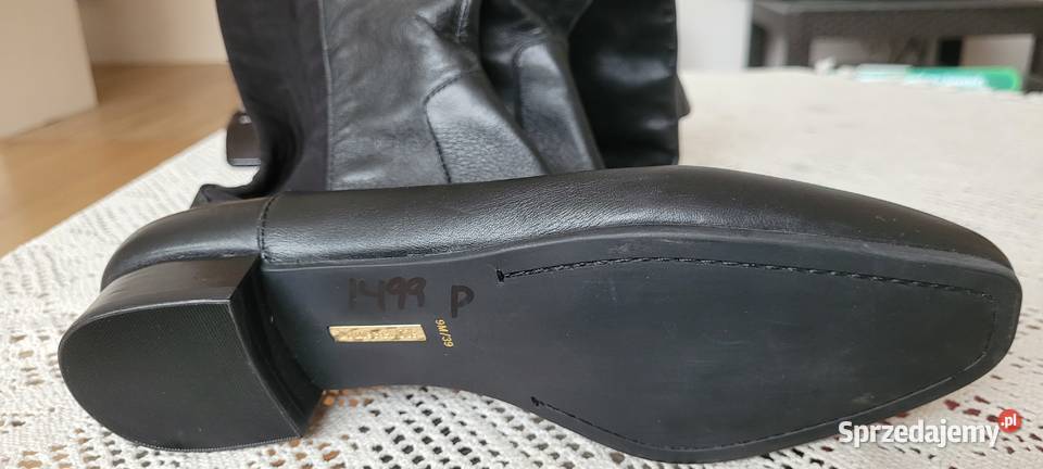 Kozaczki damskie czarne 39 Łomianki sprzedam