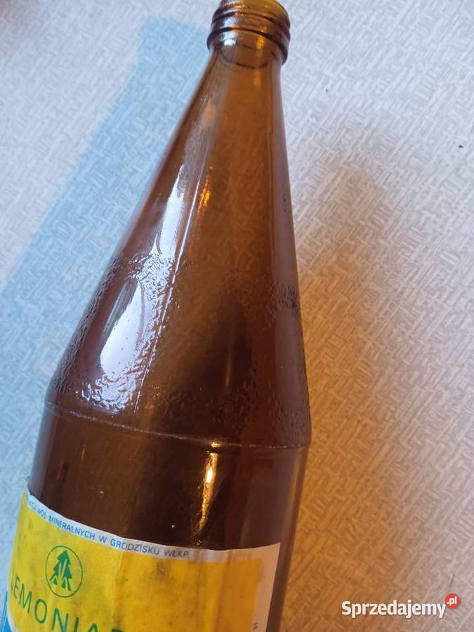 Kultowa pamiątka PRL butelka wody Grodziska wielkopolskie Koźminek sprzedam