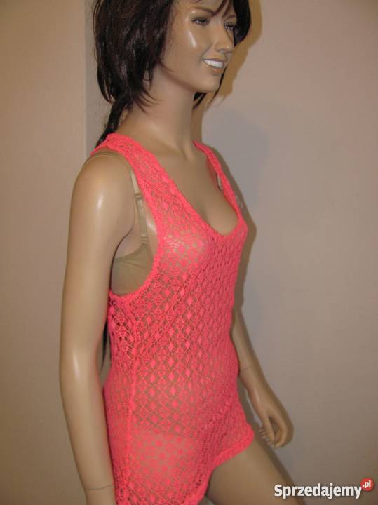 Top koszulka koronkowa różowa szydełkowa idealna Zamość