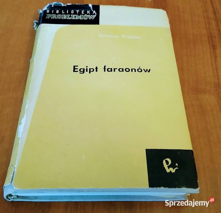 Egipt faraonów Etienne Drioton Biblioteka pomorskie Gdańsk