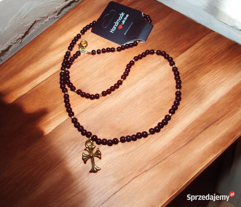 Naszyjnik ze złotym krzyżykiem Gliwice