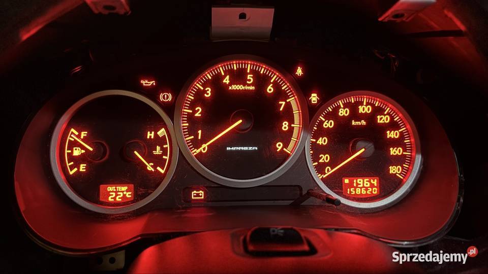 Licznik Subaru Impreza wrx JDM blackface osobowe mazowieckie Warszawa