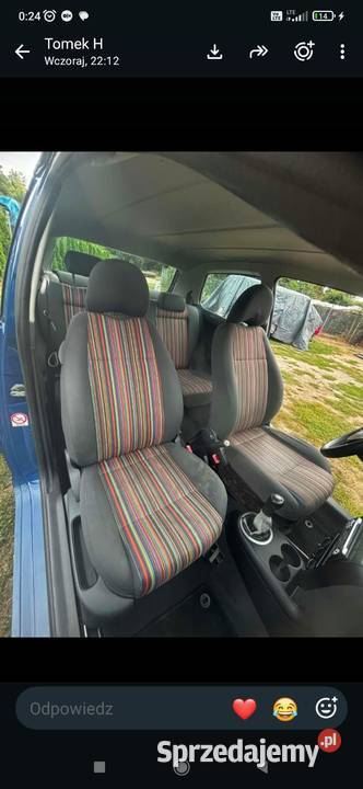 Klapa tył volkswagen Fox 2007