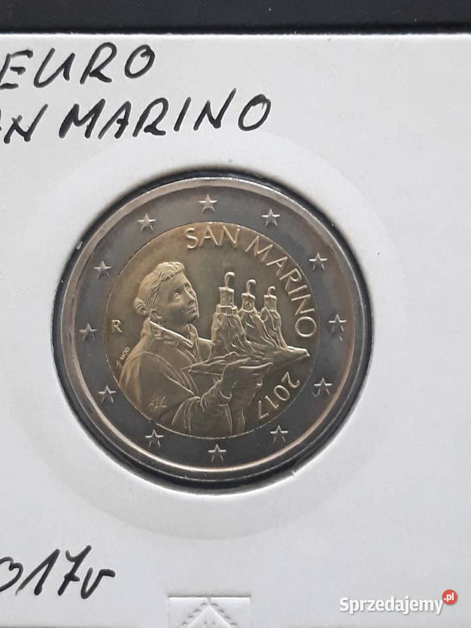 2 Euro San Marino 2017 r Mennicze wielkopolskie Konin