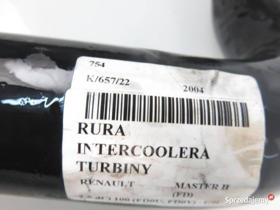 RURA INTERCOOLERA MASTER II 25 dCi osobowe