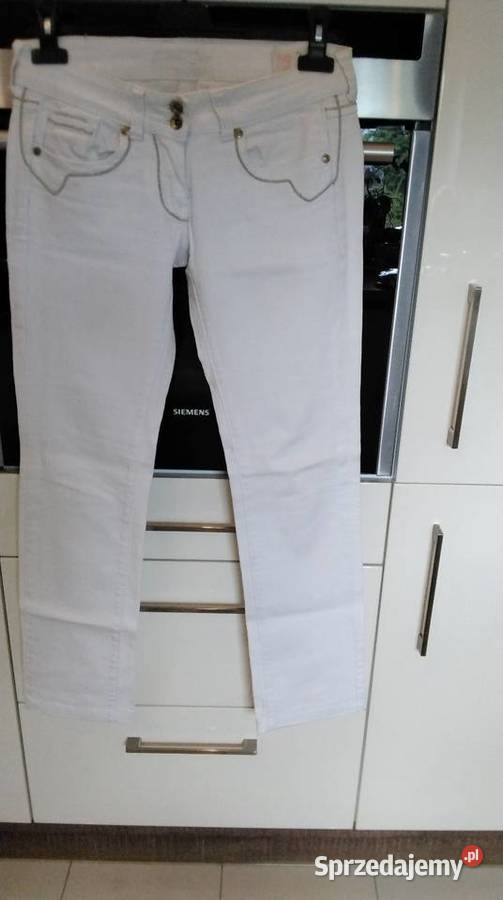 Spodnie Białe Jeans Damskie Cath One SM Rurki Rozmiar 36(S) Spodnie lubuskie Nowa Sól