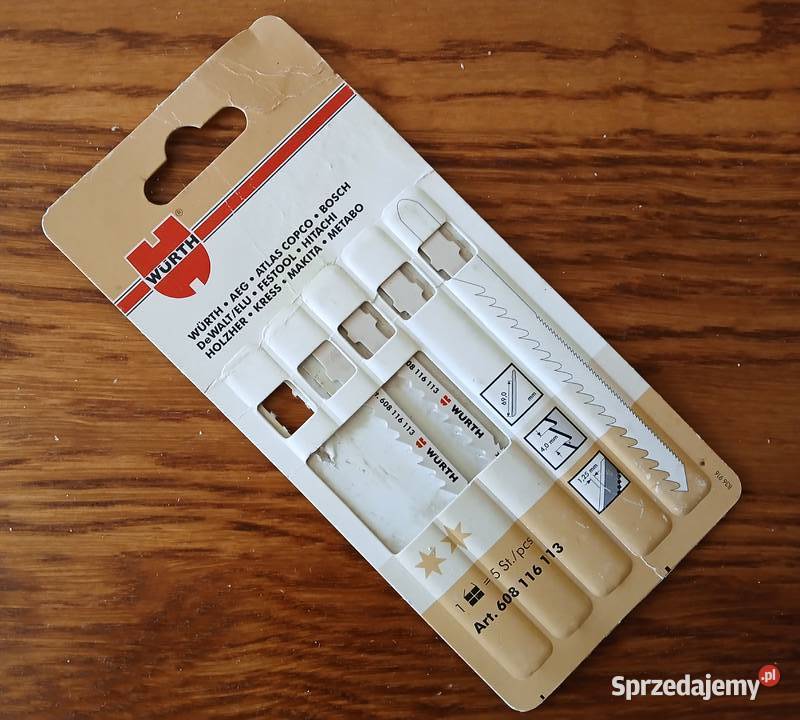 WUTRH brzeszczoty do wyrzynarki do drewna 694 4 Bydgoszcz