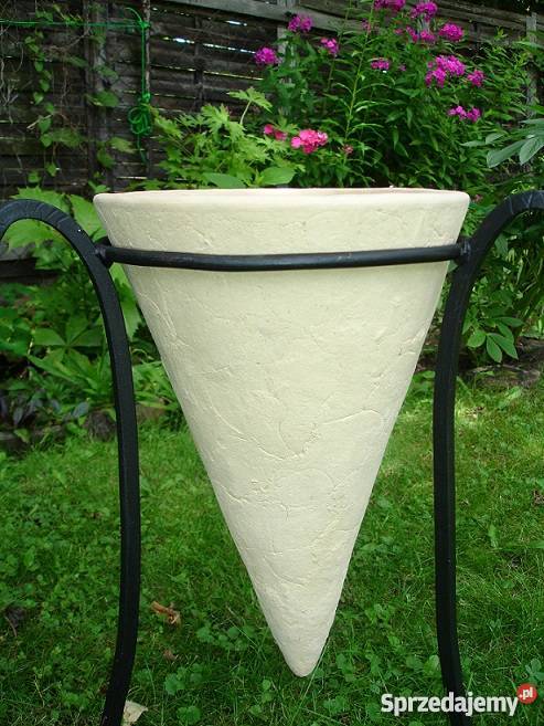 Donica ceramiczna mrozoodporna w stojaku 85 Jelenia Góra