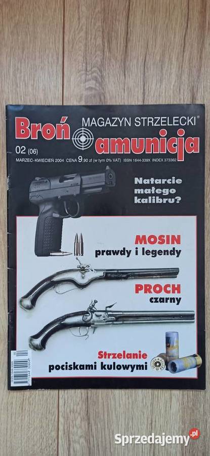 Czasopismo Broń i Amunicja 2004 miękka Kraków