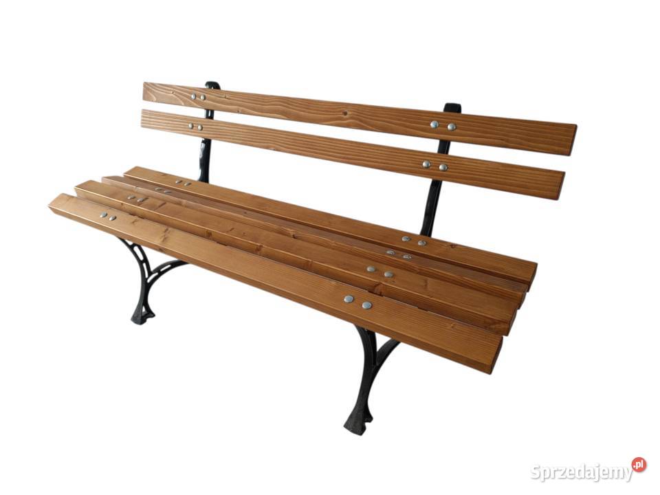 Ławka klasyczna 150 aluminiowe nogi profilowane Miechów