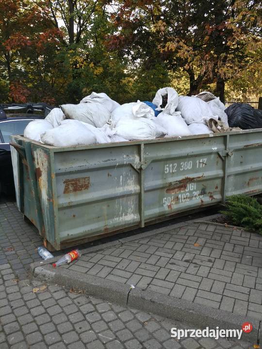 Wynoszenie gruzu w workach wolny termin mazowieckie Warszawa
