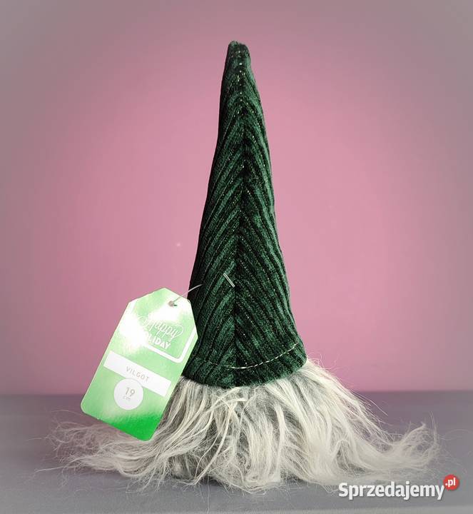 Skrzat świąteczny Krasnal Gnom Mikołaj ozdoba na Figurki i rzeźby Jasień