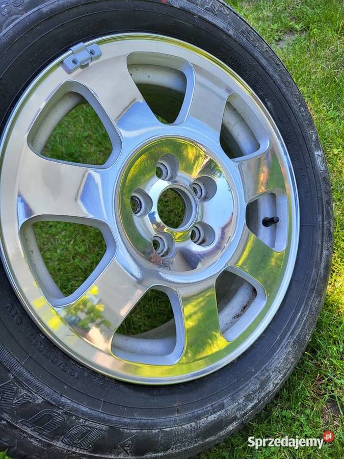 Felga aluminiowa et38 6j 15 h2 5x100 audi chrom Średnica 15" Pułtusk sprzedam